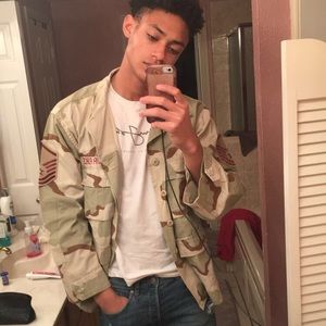 🔥 US AIR FORCE DESSERT CAMO BUTTON UP!